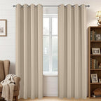 Joydeco Blackout Curtains 84 Inch Length 2 Panels Set, Thermal Insulated Long by JOYDECO