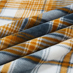 PU MEI Sherpa Blanket Queen Plaid Thick Bed Blanket, 80”*90” Super Soft Flannel - Image 6