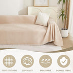 MYSKY HOME Couch Cover 2 Cushion Sofa - Image 2