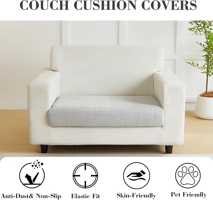 Sofa Covers Couch Covers for Sofa Pet Friendly Couch Cushion Covers Universal - Image 3