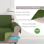 U-NICE HOME Large Sofa Cover Reversible Couch Cover - Image 4