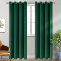 BGment Green Blackout Curtains 96 Inches Long, Grommet Thermal Insulated Room by BGment