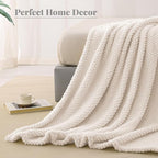 Whale Flotilla Queen Size Fuzzy Fleece Blanket - Image 7