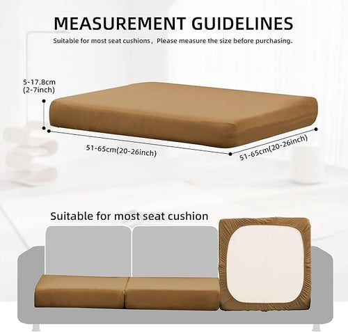 14Pcs Outdoor Cushion Covers, Patio Cushion Covers, Stretch Elastic Slipcovers - Image 2