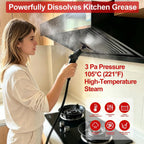 Steam Cleaner, Portable Pressurized Steamer for Cleaning with 14pcs Accessories, 6-Level Adjustable,15s Heat-Up, Handheld Steam Cleaner for Home, Tile, Dirt, Grout, Grease, Car Detailing (03-White)