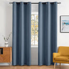 MIULEE 90" Long Blackout Room Darkening Curtains Thermal Insulated Drapes Solid by MIULEE
