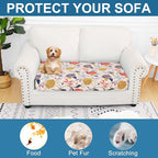 Smiry Printed Couch Cushion Covers, Stretch Soft Couch Covers - Image 7