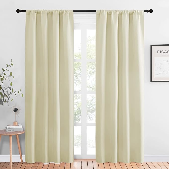 NICETOWN Blackout Curtains for Living Curtains, Window Treatment Thermal by NICETOWN