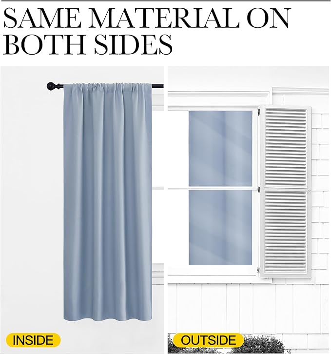 NICETOWN Room Darkening Curtains - Image 5
