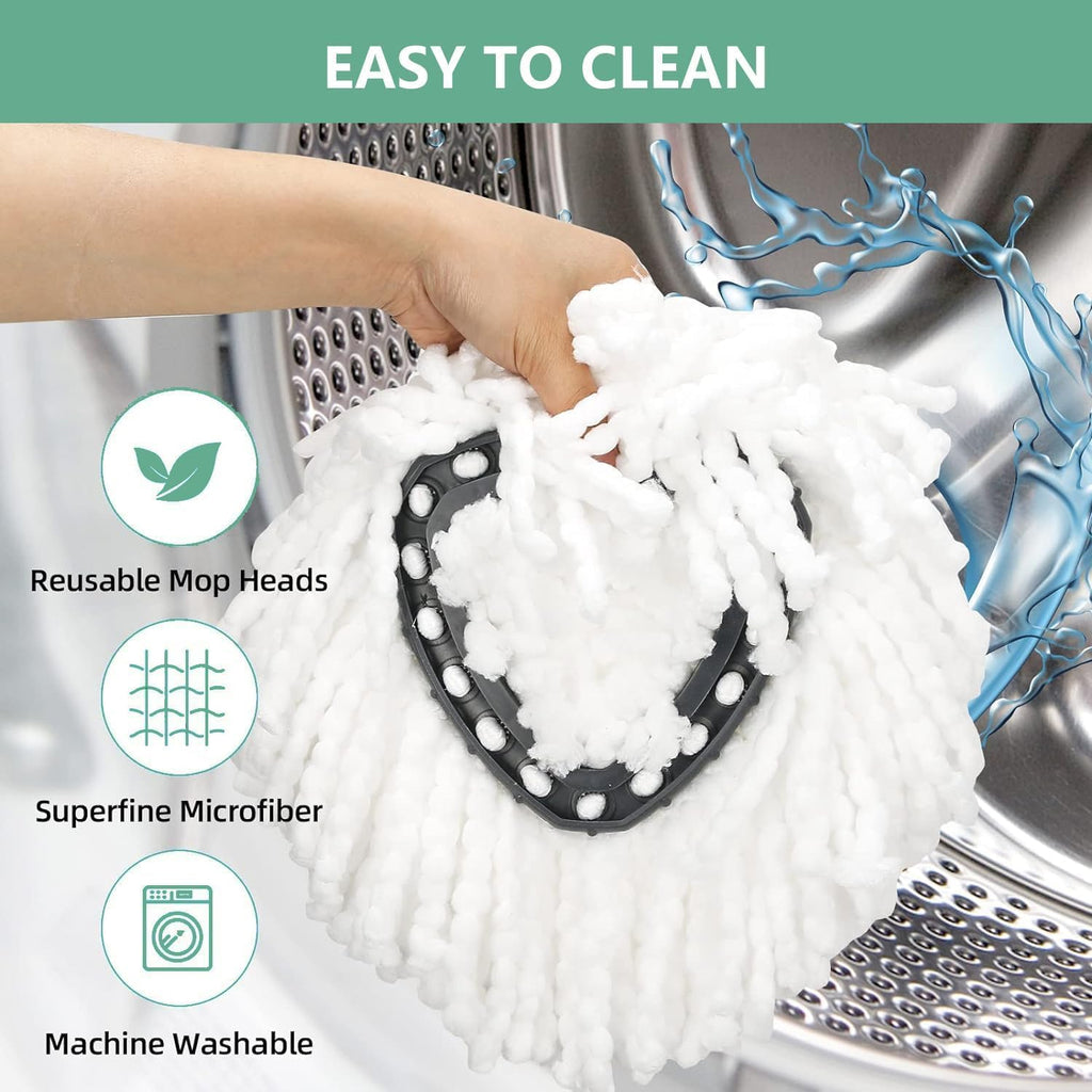 Spin Mop Head Replacement for O-Cedar EasyWring, 10 Pack