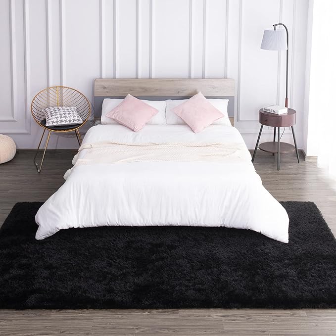 TWINNIS Super Soft Shaggy Rugs Fluffy Carpets, 6x9 Feet, Indoor Modern Plush - Image 8