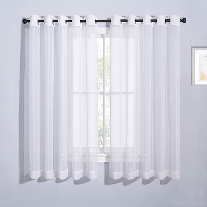NICETOWN Sheer Curtains for Patio Door by NICETOWN