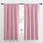 NICETOWN Kitchen Curtains, Short Blackout Drapes, Rouge Pink, 34 in x 45 in by NICETOWN