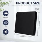 8Pcs Outdoor Cushion Covers, Patio Cushion Covers, Stretch Elastic Slipcovers - Image 2