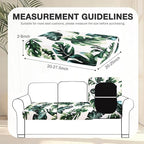 hyha 4Pcs Patio Cushion Covers, Stretch Outdoor Couch Cushion Covers, Washable - Image 2
