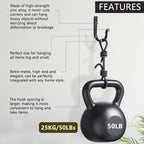 12Pcs Wall Hooks for Hanging Coat/Towel - 50LB Screw in Metal Hanger Wall Mount, for Outdoor, Closet, Door, Bathrooms, Backpack, Robe