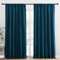 NICETOWN 2 Panels Blackout Curtains, Rod Pocket Thermal Insulated Drapess by NICETOWN
