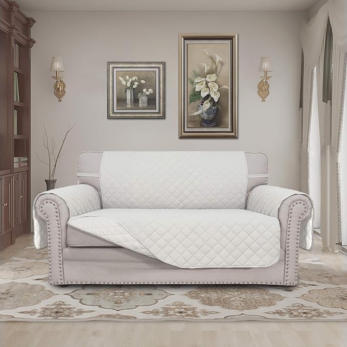 Easy-Going Reversible Loveseat Couch Cover - Image 2