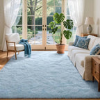 4x6 Ft Shag Rugs for Bedroom Living Room, Ultra Soft Fluffy Furry Area Rugs for - Image 3
