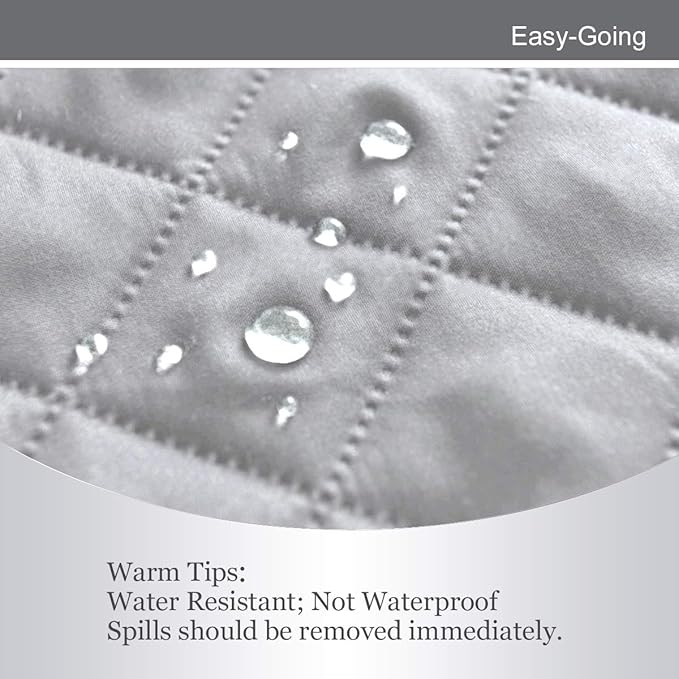 Easy-Going 4 Seater Sofa Slipcover Reversible Sofa Cover Water Resistant Couch - Image 4