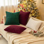 MIULEE Pack of 2 Corduroy Decorative Throw Pillow Covers 18x18 Inch Soft Boho - Image 12