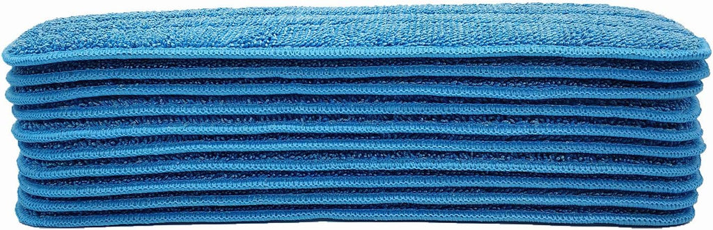Xindejia 10 Pack Microfiber Spray Mop Replacement Heads for Wet/Dry Mops Floor Cleaning Pads Compatible with Bona Floor Care System