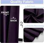 Simplebrand Ava BlackBerry Blackout Curtains - Image 3