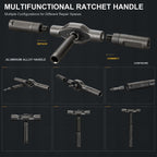 42 in 1 Magnetic Ratchet Screwdriver Set with T-Handle