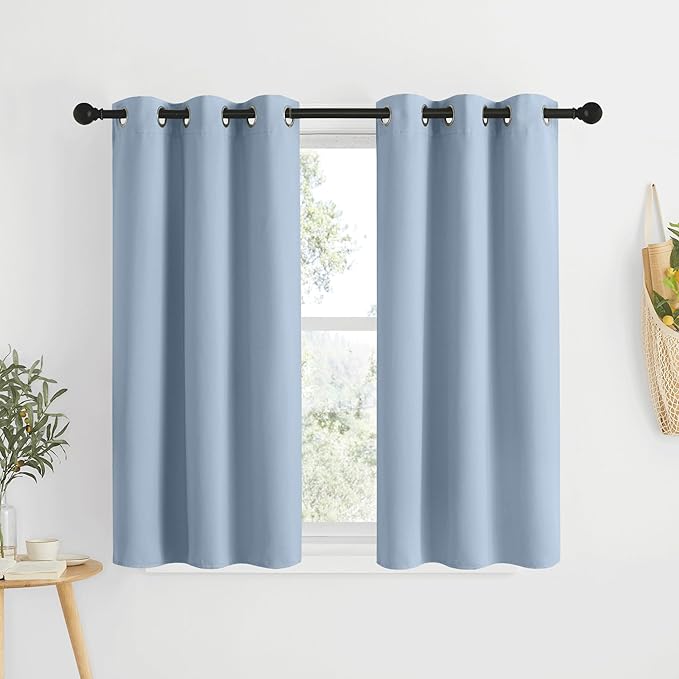 NICETOWN Blackout Bedroom Curtains 50 inches Long by NICETOWN