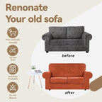 WEERRW Velvet Couch Covers for 2 Cushion Couch Sofa - Image 5
