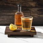 Bathroom Tray Wood Riser Kitchen Decor Soap Holder, 9" x 6" Walnut