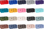 RiverRidge Folding Storage Bins - 2-pack of 10in Tall Periwinkle Blue Cubes