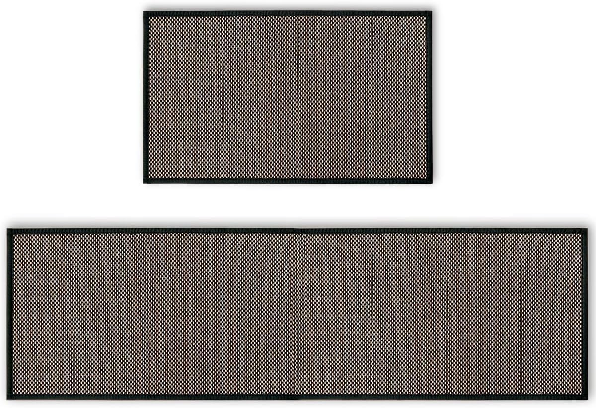 Artoid Mode Non-Skid Kitchen Rugs and Mats Set of 2-17x29 + 17x60