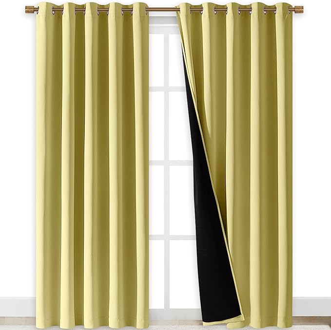 NICETOWN Total Shade Curtains and Draperies, Heavy-Duty Full Light Shading by NICETOWN