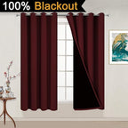 Yakamok Thermal Insulated 100% Blackout Curtains - Image 2