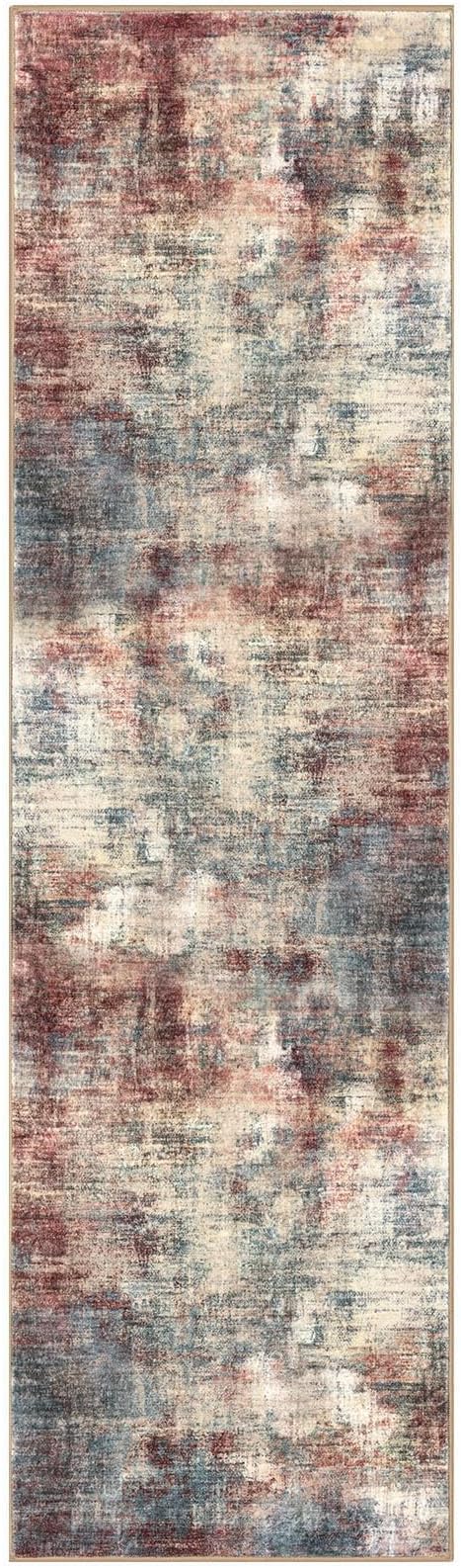 IOHOUZE Abstract Runner Rug 2x7 Ft Washable Runners - Image 9