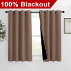 NICETOWN Bedroom Full Blackout Curtain Panels, Super Thick Insulated Window - Image 2