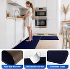 KitchenClouds Kitchen Mats for Floor,3PCS Cushioned Soft Kitchen Rugs
