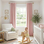 100% Blackout Shield Linen Blackout Curtains - Image 5