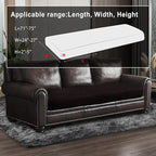 Leather Look Couch Cushion Covers Sofa Seat Slipcovers Sets Couches Furniture - Image 3
