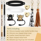 Tondiamo 2 Set Highland Cow Cup Accessories Set, Classic