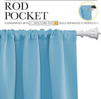 NICETOWN Kitchen Window Blackout Curtain Panels - Image 3