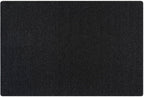 Luul Home Non Slip Dark Gray Solid Rubber Back Thin Door Mat for Entryway 2x3 for Kitchen, Rug for Bathroom, Stain Resistant Easy Cleaning Non Shedding Carpet Dark Gray 2 x 3