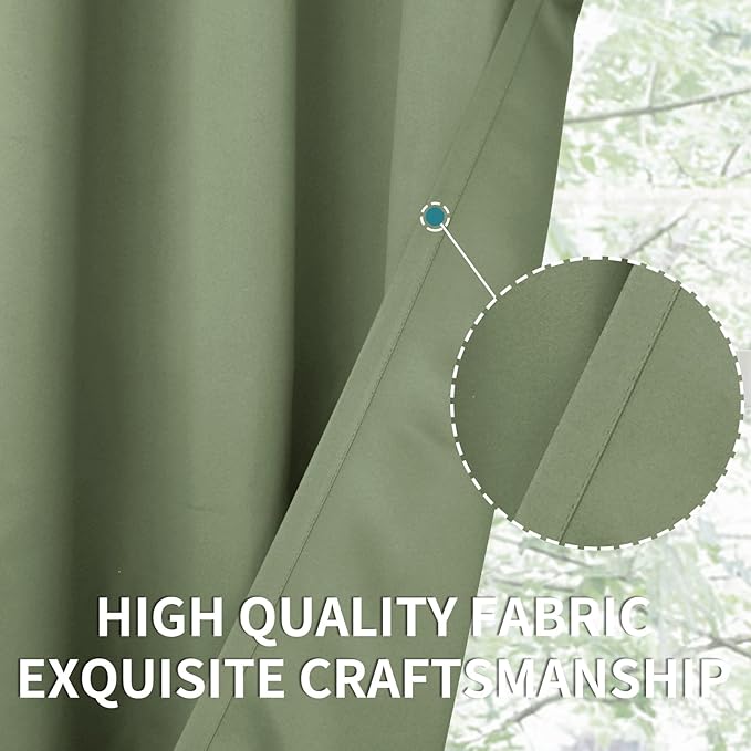 BGment Room Darkening Curtains 84 Inches Long - Image 7