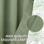 BGment Room Darkening Curtains 45 Inches Long - Image 7