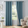 100% Blackout Shield Linen Blackout Curtains by 100BlackoutShield