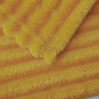 Mustard Yellow Fleece Throw Blanket 50”×60” - Image 6