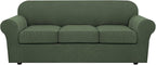 H.VERSAILTEX 4 Piece Stretch Sofa Covers by HVERSAILTEX