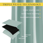 NICETOWN Insulated Curtains Blackout Draperies - Image 4