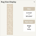 Runner Rug 2'6" x 12' Washable Non-Slip Runner Rugs - Image 4
